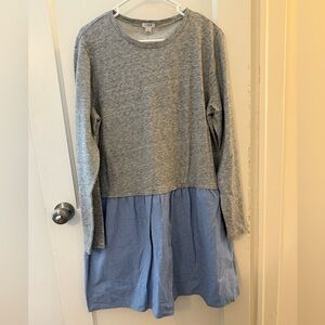 J. Crew Layered Long Sleeve Dress
